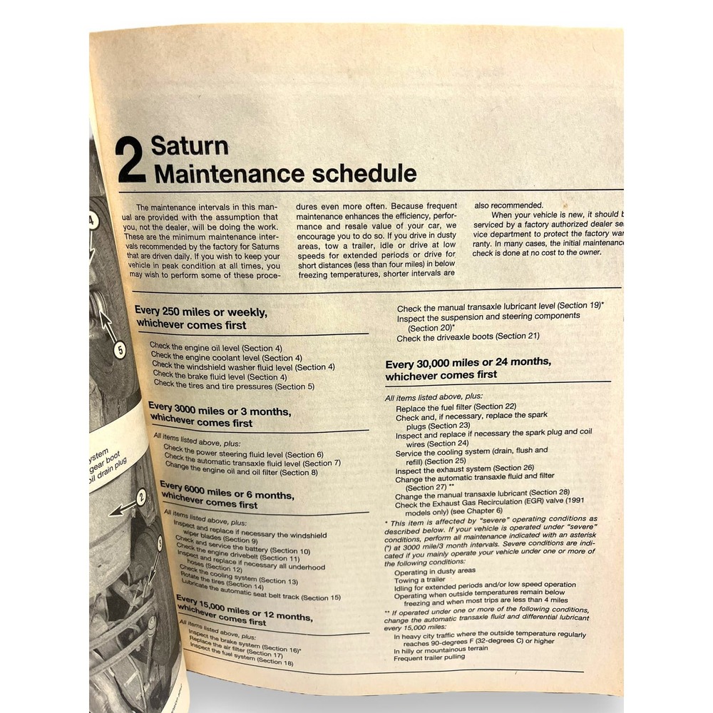 Haynes  SATURN All Models 1991 - 1999 Repair Manual 87010 - Picture 7 of 8